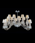 16 Lights Oval Lighting with Lampshades - Joyfuzzy