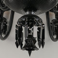 18 Lights Black Crystal Lighting - Joyfuzzy