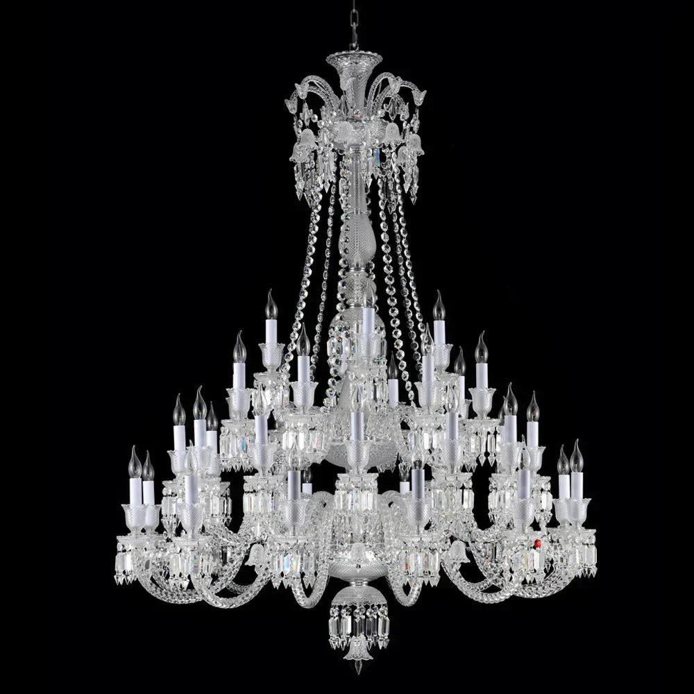 36 Lights Baccarat Crystal Chandelier - Joyfuzzy