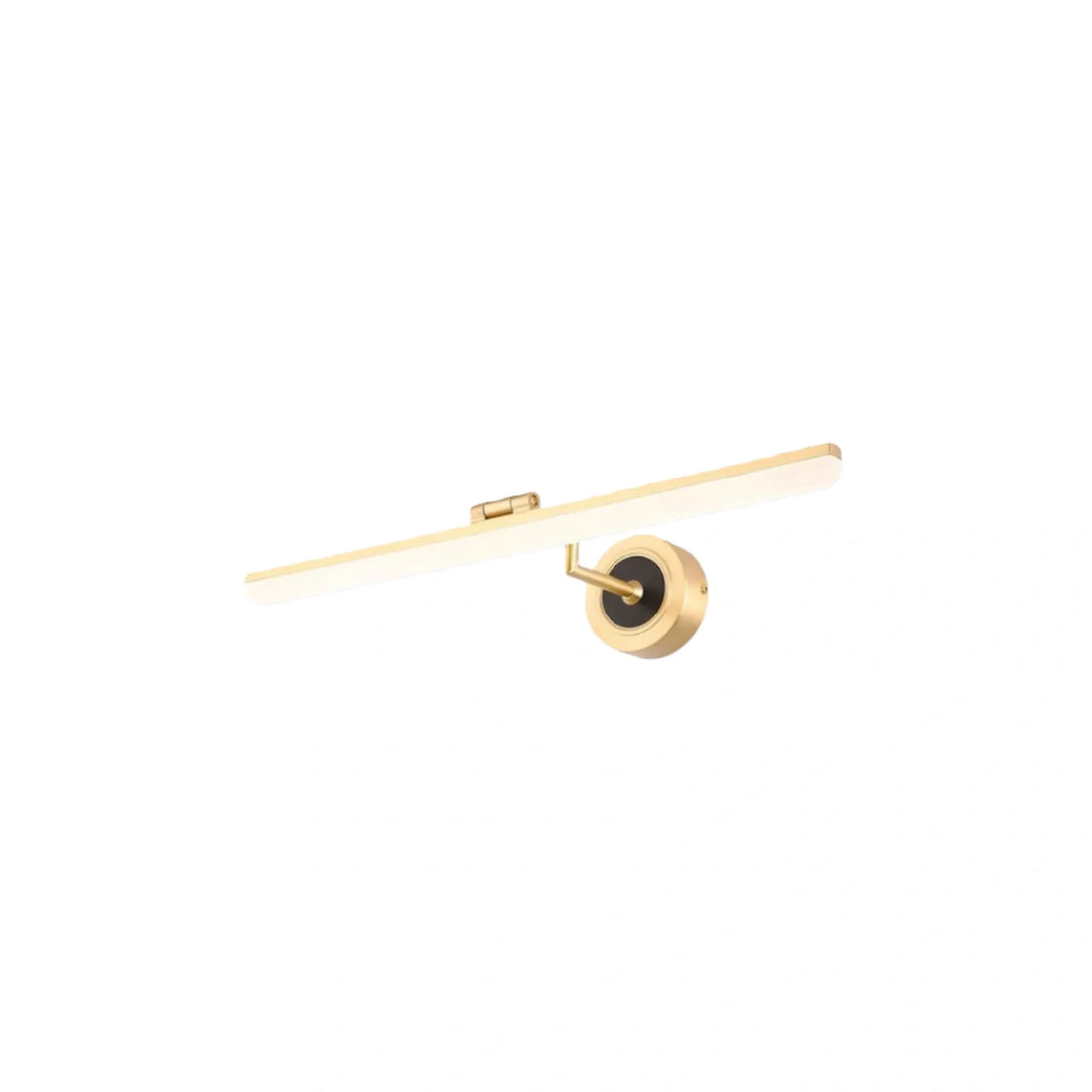 Vanity Light – Black/Gold Metal with Adjustable Light Bathroom