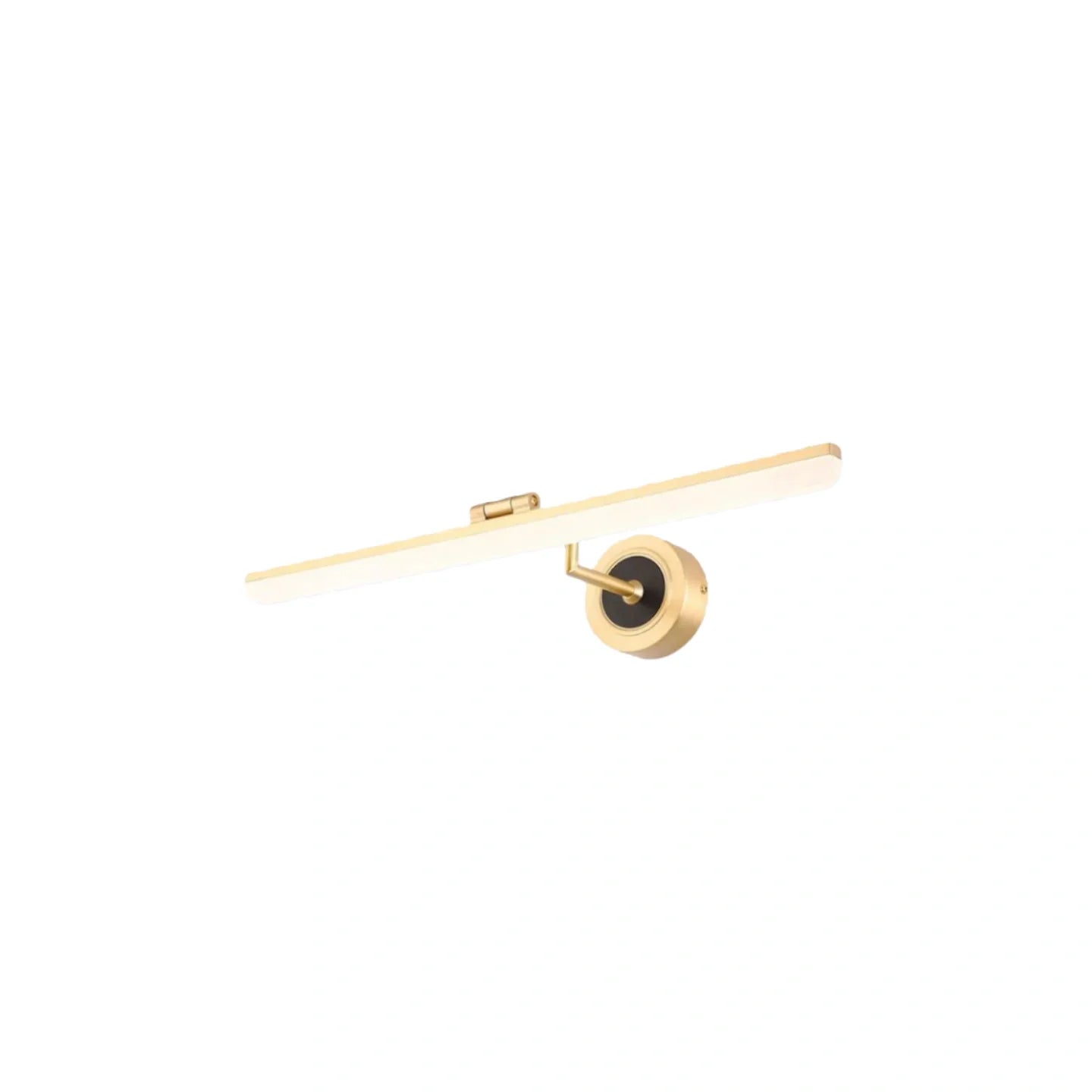 Vanity Light – Black/Gold Metal with Adjustable Light Bathroom