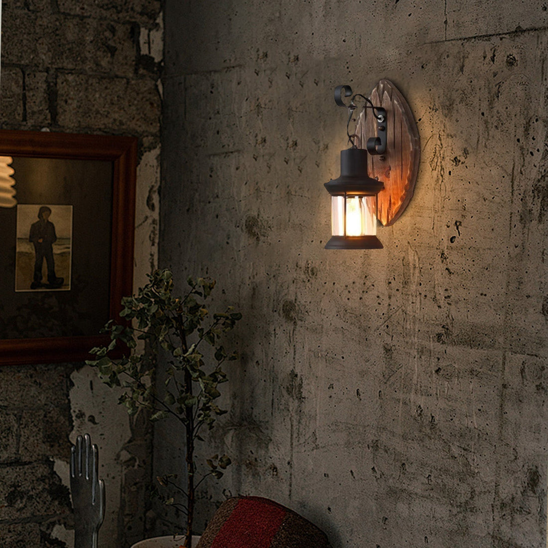 Metal Wall Lamp - Lantern for Dining Room