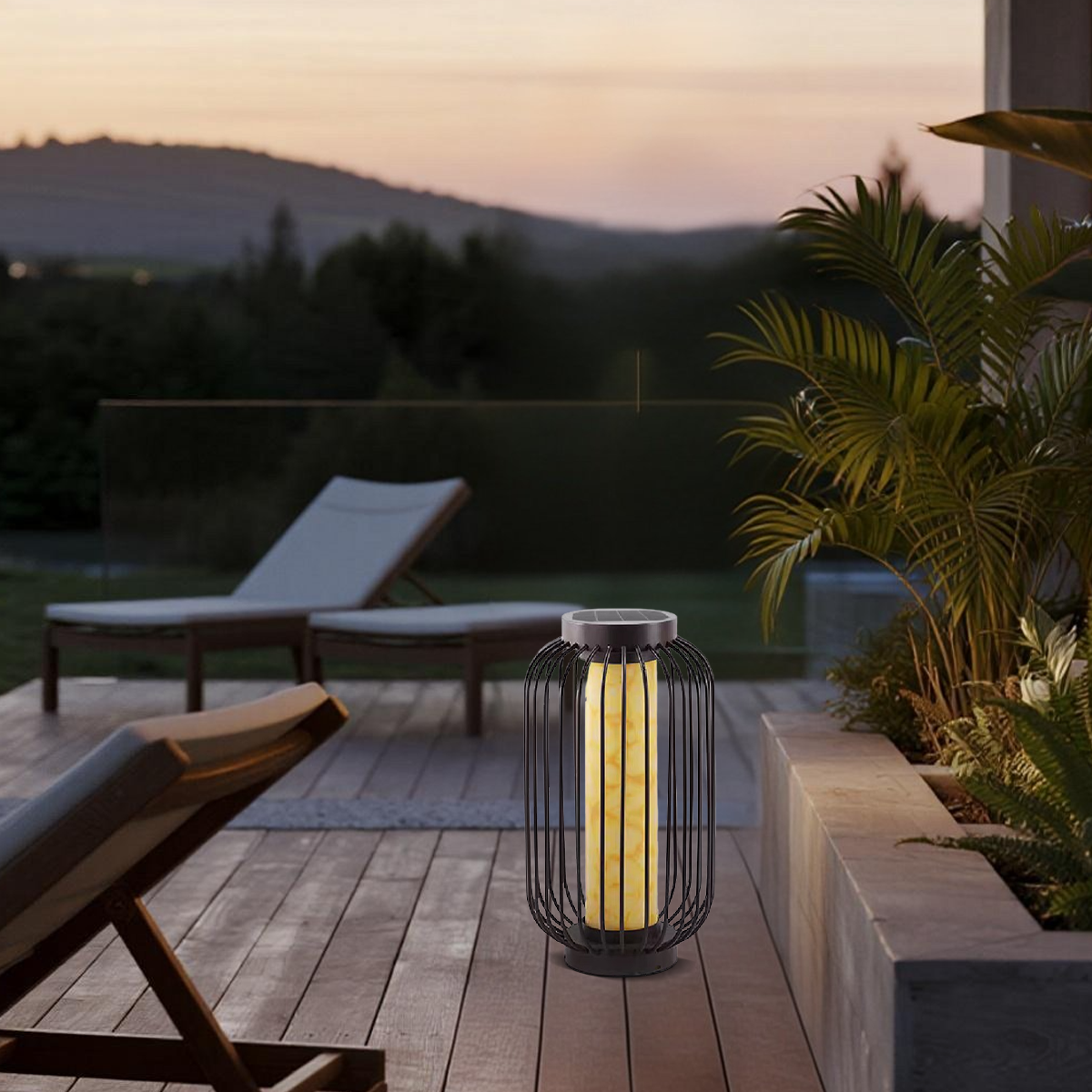 Modern Solar Floor Lamp
