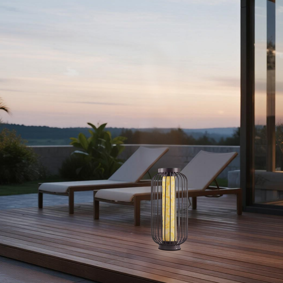 Modern Solar Floor Lamp
