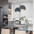 Art Deco Pendant Light – Blue/Gray