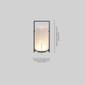 Modern Outdoor Solar Floor Lamp Dimensions