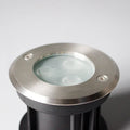 Outdoor Ground Lights - Black Metal