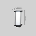 Modern Solar Outdoor Floor Lamp Dimensions
