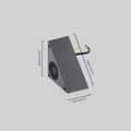 Modern Triangle Outdoor Step Light for staircase Dimensions