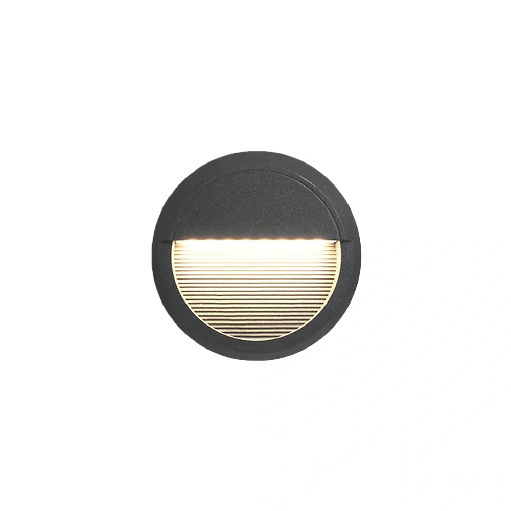 Modern Metal/Acrylic Outdoor Deck Step Lights