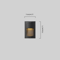 Modern Rectangular Outdoor Deck Step Light
