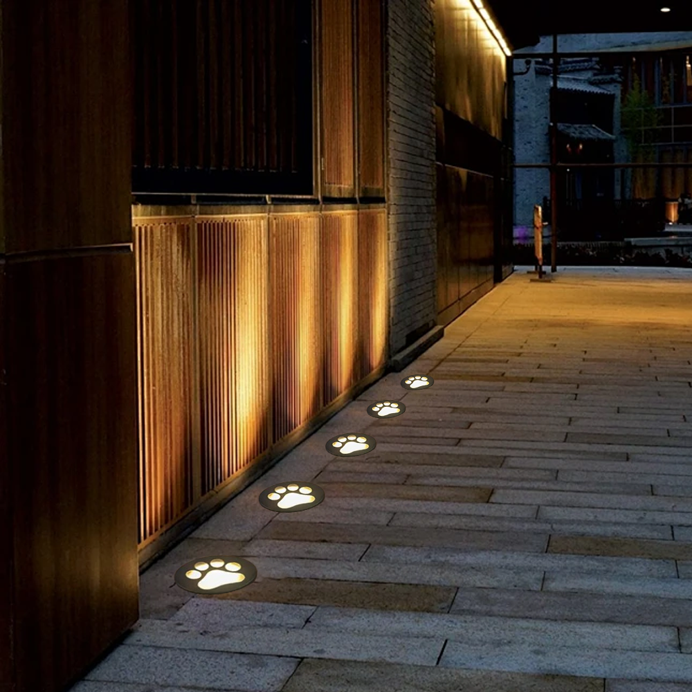 Modern Cat Paw Ground Light