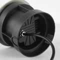 Minimalist Outdoor Deck Lights - Black Metal