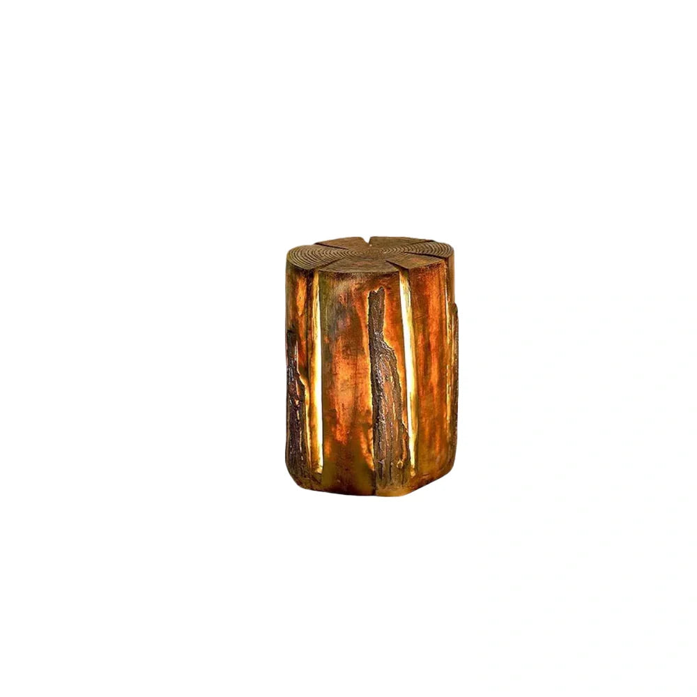 Art Deco Tree Stump Outdoor Lamp
