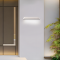 Modern Arched Outdoor Wall Lamp White