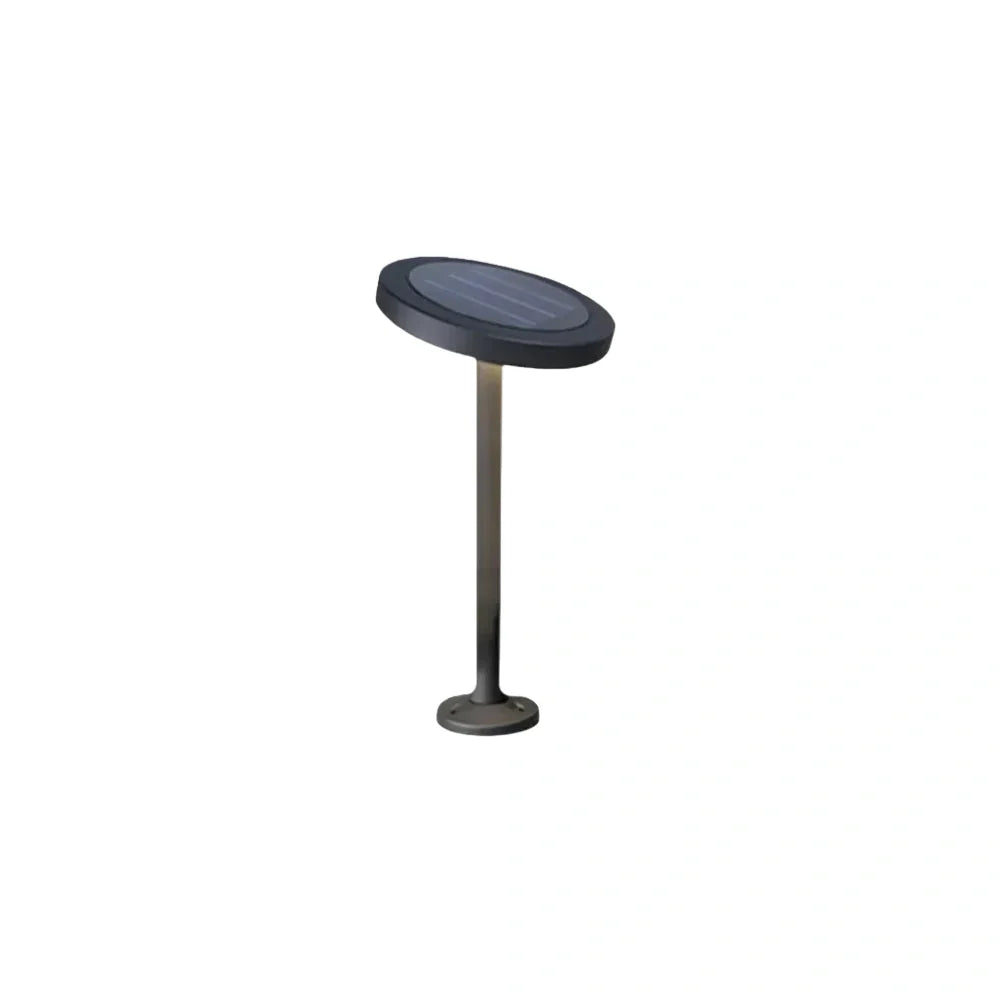 Minimalist Solar Pathway Light – Black Metal