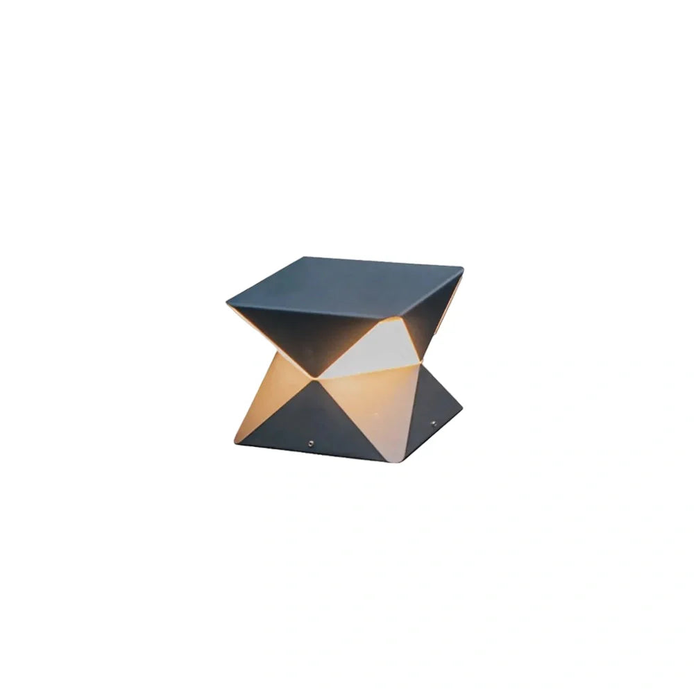 Geometric Outdoor Floor Lamp