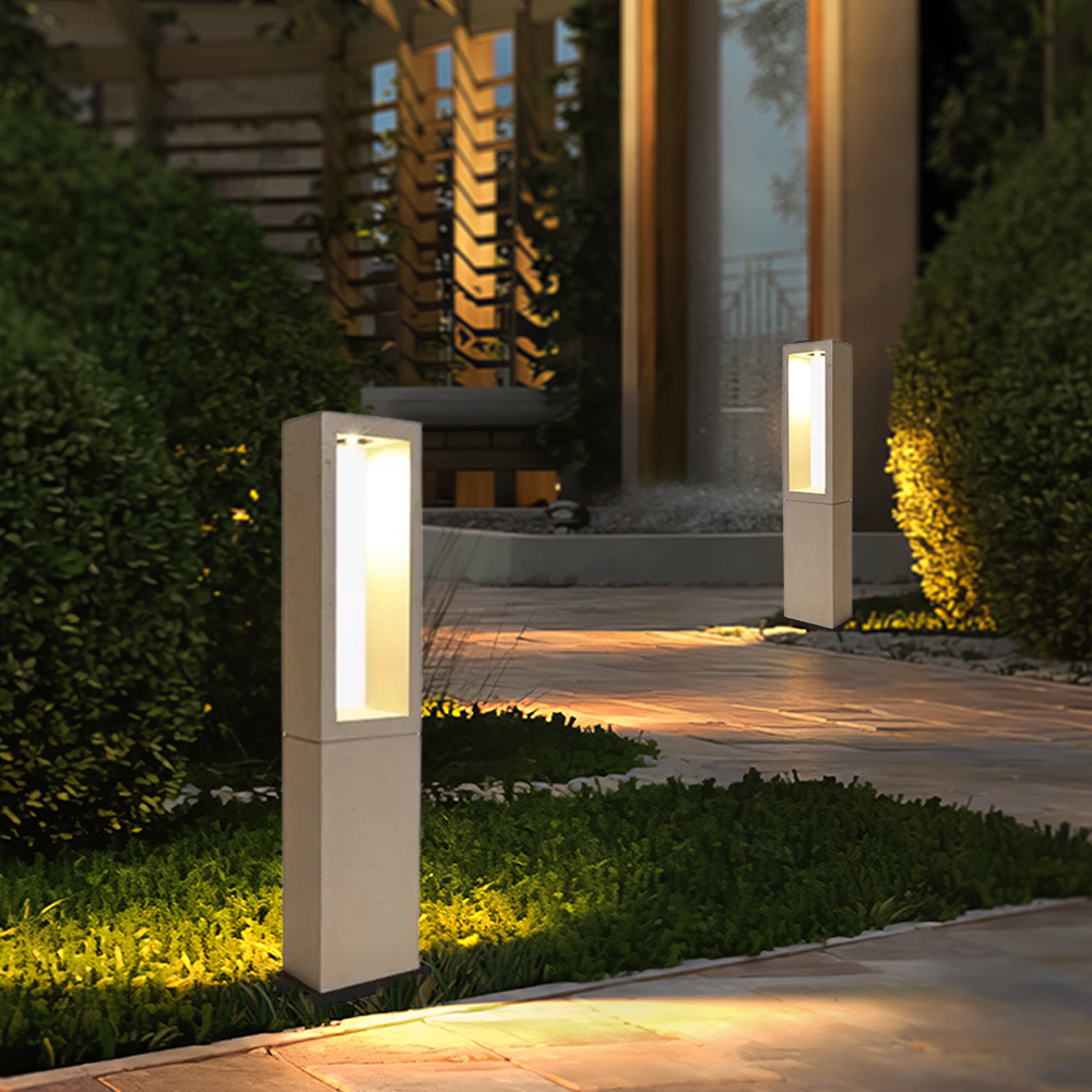 Modern Metal Outdoor Path Light