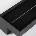 Modern Square Post Cap Light – Outdoor Black Metal