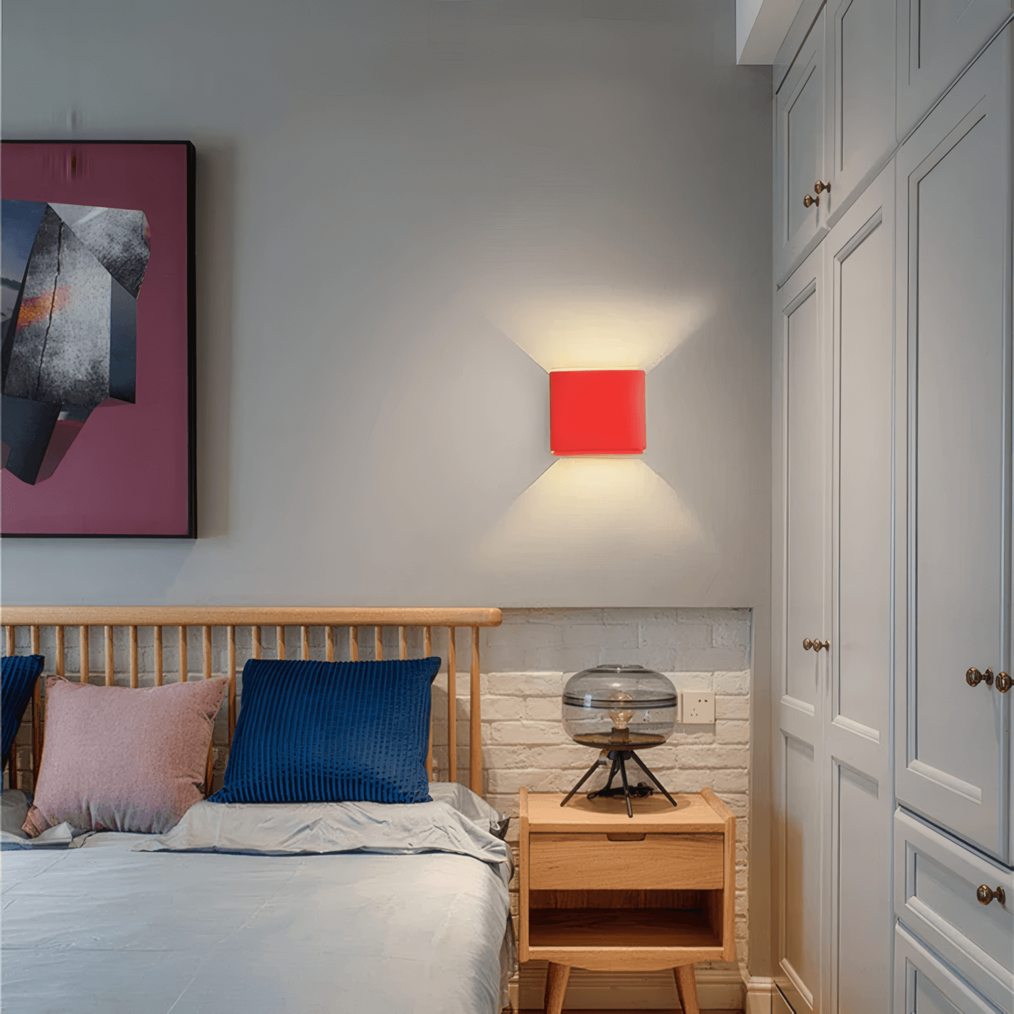 Red Wall Lamp