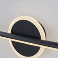 Minimalist Linear Vanity Light – Black/Gold Metal for Bathroom/Bedroom
