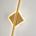 Minimalist Linear Vanity Light – Black/Gold Metal for Bathroom/Bedroom