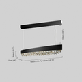 Excelis Royal Crystal Pendant Light dimensions