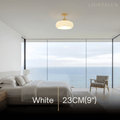 Crema Modern Glass LED Ceiling Light