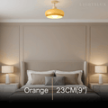 Crema Modern Glass LED Ceiling Light