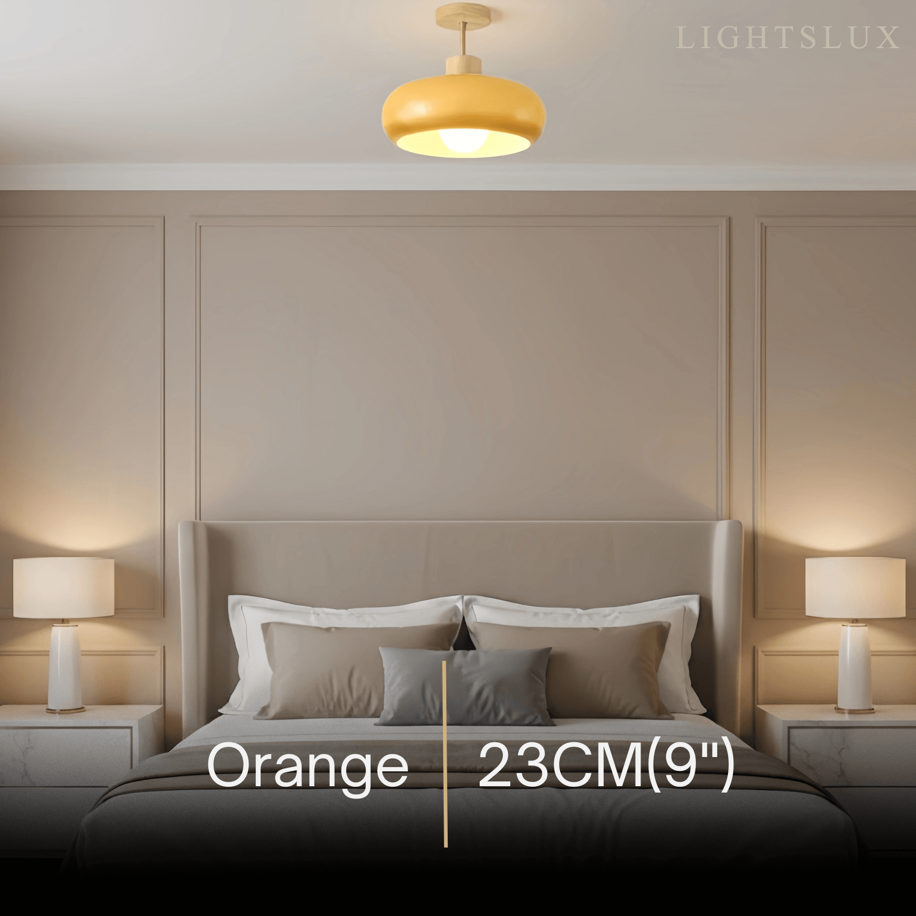Crema Modern Glass LED Ceiling Light