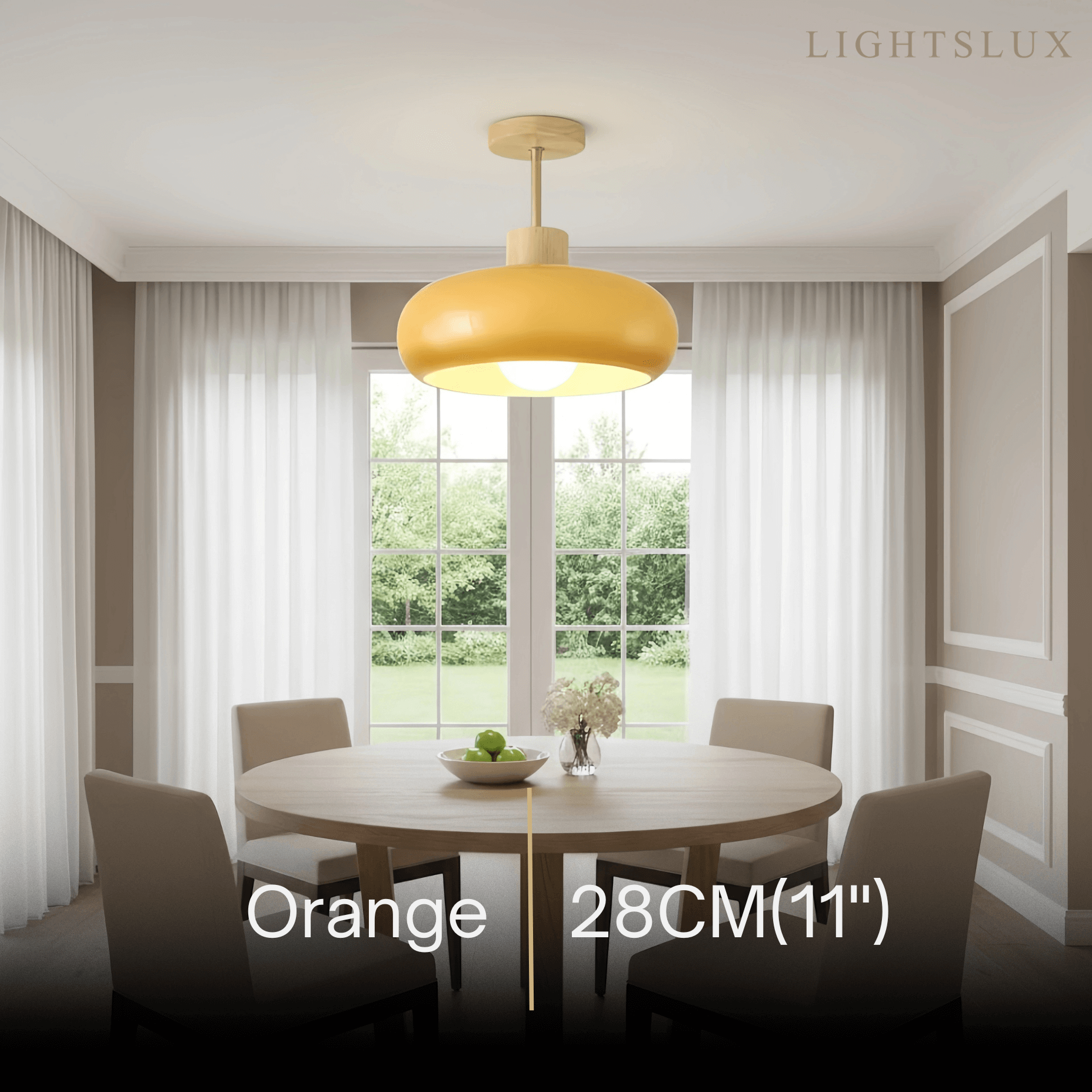 Crema Modern Glass LED Ceiling Light