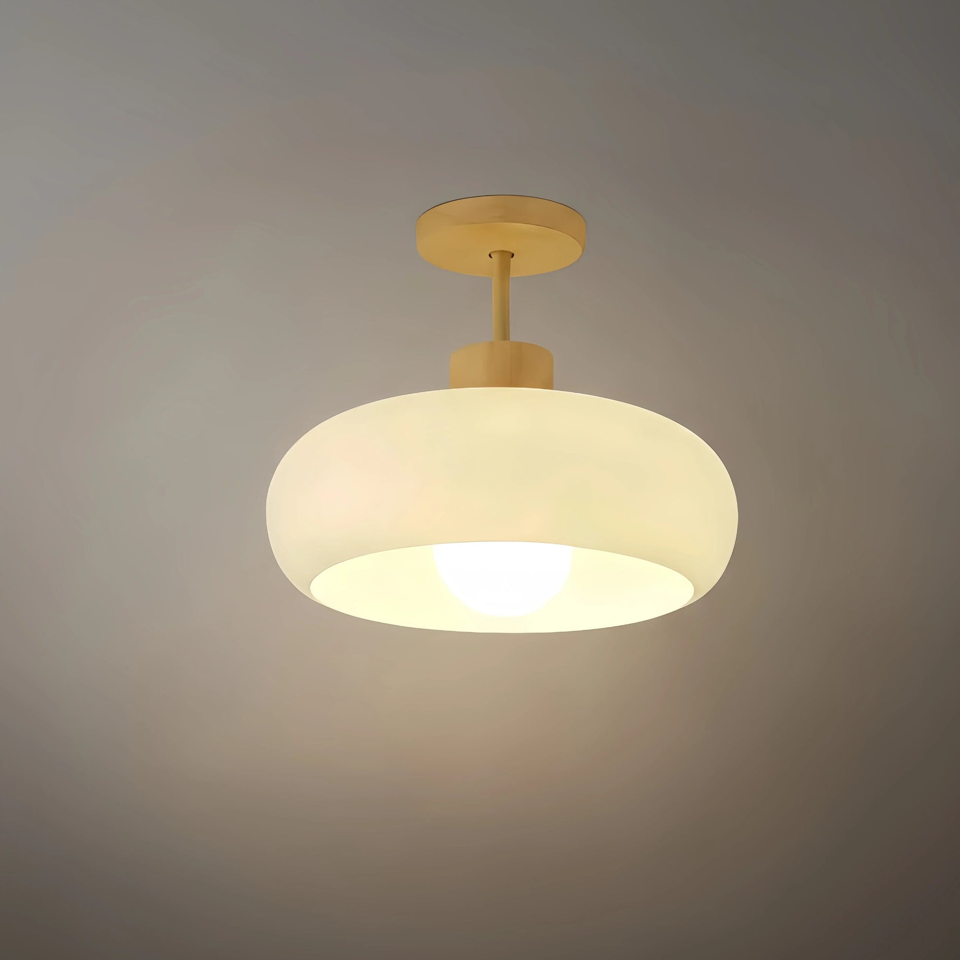 Crema Modern Glass LED Ceiling Light