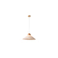 Pendant Light — Brown Conical Shade for Dining Room