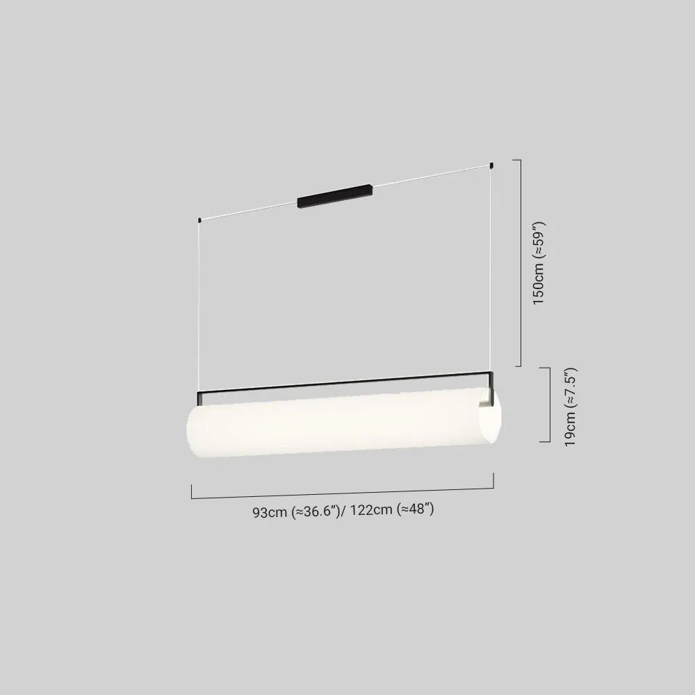 Cylindrical Metal & Acrylic Fixture for Dimensions