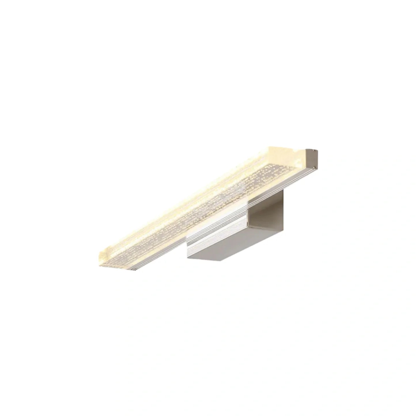 Vanity Light — Metal/Acrylic Rectangle for Bathroom/Living Room