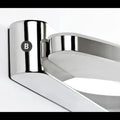 Modern Elliptical Vanity Light – Chrome Metal