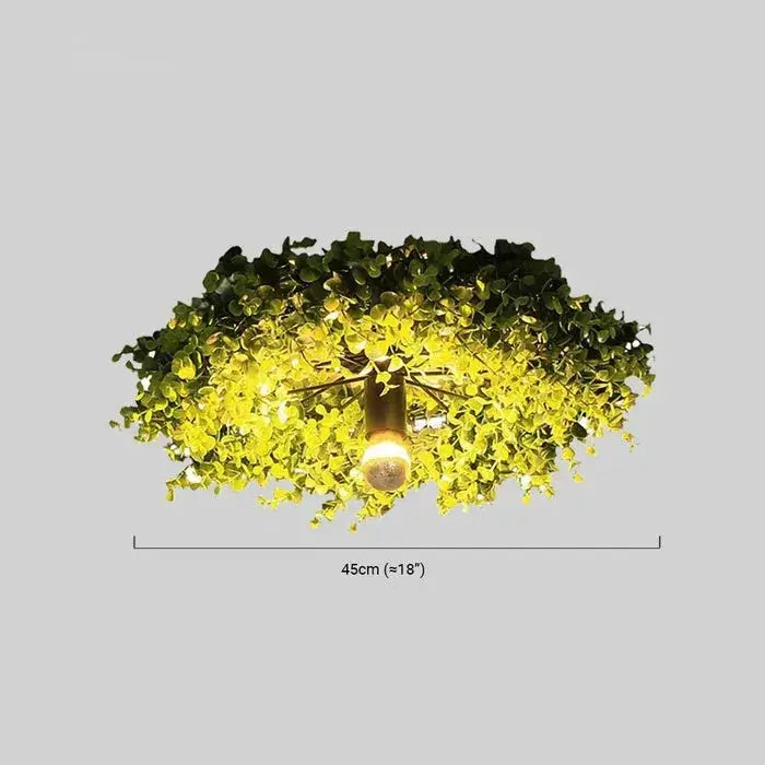 Art Deco Modern LED Ceiling Light – Plant Size