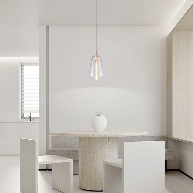 Modern Clear Pendant Light