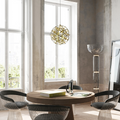 Industrial Globe Pendant Light