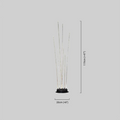 Art Deco Optical Fiber LED Path Light Dimensions