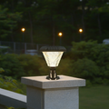 Art Deco Outdoor Pillar Lights