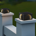 Modern Metal Outdoor Solar Pillar Lights