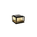 Modern LED Outdoor Pillar Lights - Black