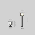 Modern Solar Pathway Lights Dimension
