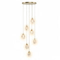 Luxury Crystal Chandelier - Shimmering Fixture for Dining Room & Grand Interiors