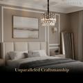 Excelis Alabaster Petal Pendant Light – Solid Brass Frame Brushed Gold Dining Room