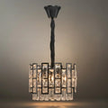 Excelis Alabaster Petal Pendant Light – Solid Brass Frame Brushed Gold Dining Room