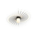 Nebula Modern Ceiling Light – Natural Curves Semi-Flush Mount Coastal Ambiance Ceiling Light