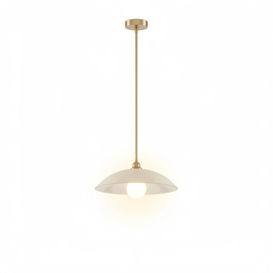 Sandora Modern Alabaster Dome Pendant – Brushed Gold Frame Soft Inviting Glow Kitchen Island