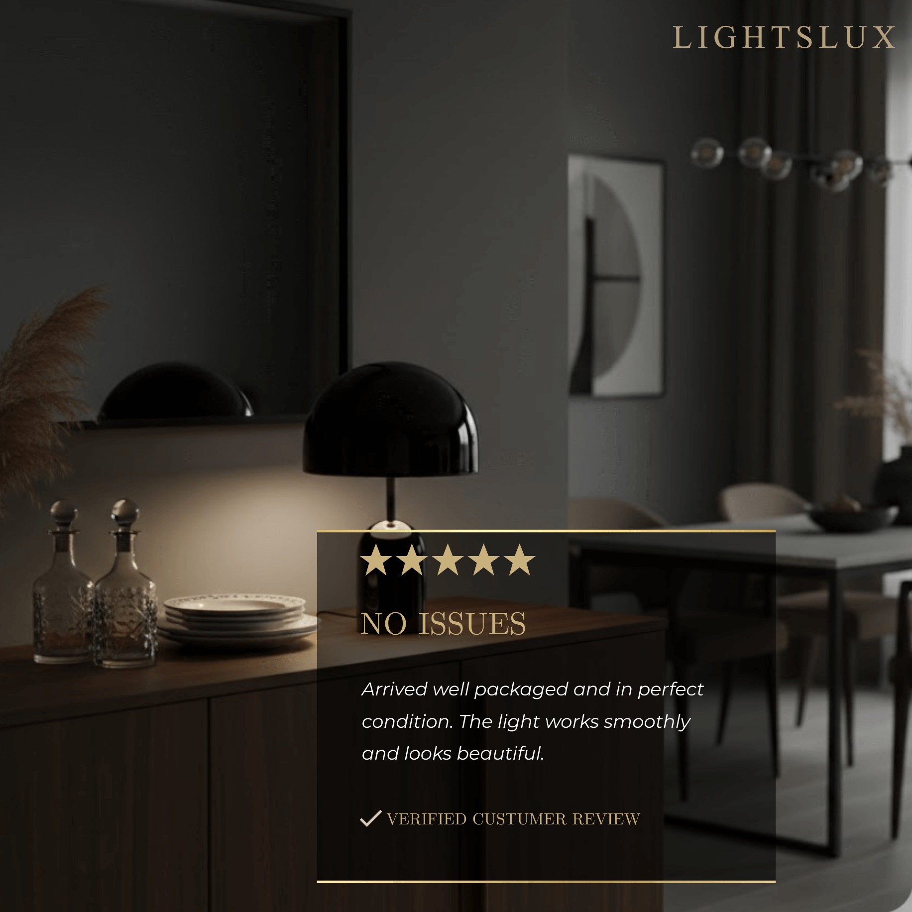 Modern Bell Table Lamp – Metal Dome Desk Light in Gold, Rose Gold or Chrome for Bedroom